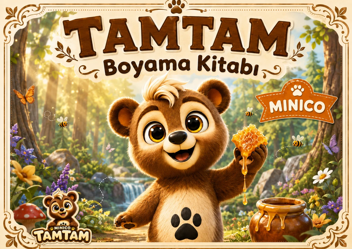 Tamtam Boyama Kitabı kapağı